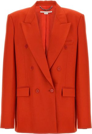 Stella McCartney Dames, Jassen, Rood, Maat: XS Wol
