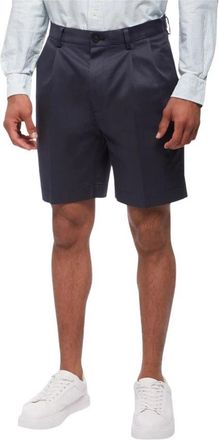 Brooks Brothers Stretch Short Pleat Front - Heren - Korte Broeken - Blauw - W30 - Korte Broeken