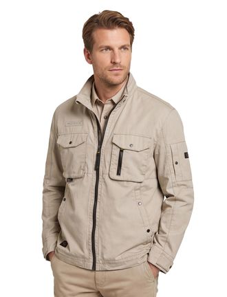 Camel Active beige parka jas Camel active met rits