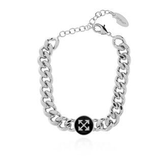 Off-white Bracciale in ottone - - Accessories - Uomo - Grigio - ONE SIZE