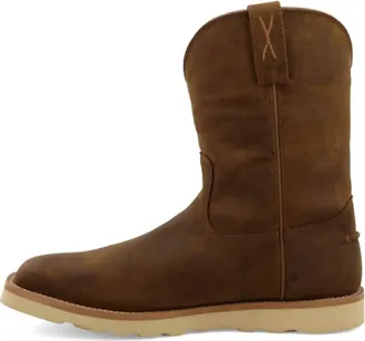 Twisted X Boots Mens Wedge Sole Work Boots In Brown