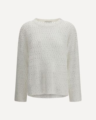 Brunello Cucinelli Openwork Sweater Female XL