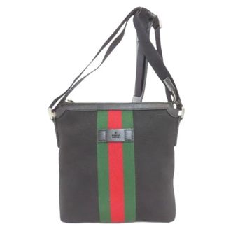 Gucci Borsa a tracolla in tela Pre-owned - - Pre-owned - Donna - Nero - ONE SIZE
