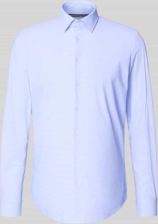 Jake*s Slim Fit Business-Hemd mit Kentkragen in Bleu, Gr&ouml;&szlig;e 37/38