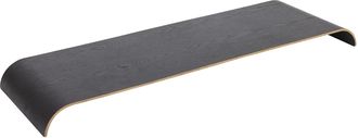 AYTM Holztablett Curva für das Curva-Wandregal 81 x 25.5 cm - Schwarz