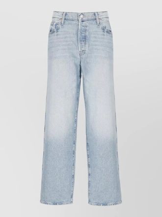 Mother high-rise wide-leg jeans
