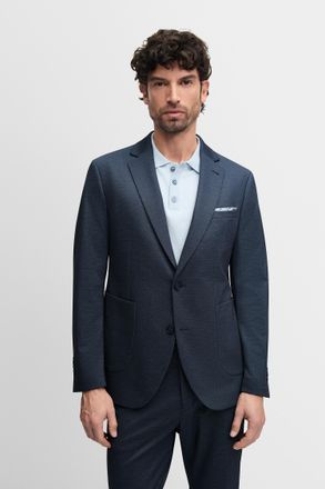 Cinque Anzugsakko CINQUE CIDATI, Herren, Gr. 102, blau, Web, Obermaterial: 60% Polyester, 35% Viskose, 5% Elasthan, unifarben, regular fit normal, abgesteppt