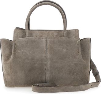 Tod's Womens Handbag Shopping Di Bag Small Grey Leather Calfskin Handbags Hand