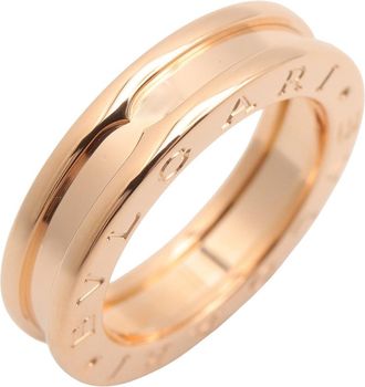 Bulgari Gold Pink Gold (18K) Band Ring (Pre-Owned)