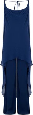 Alberta Ferretti Jumpsuits & Playsuits - Dames - Jumpsuits - Blauw - L - Jumpsuits & Playsuits