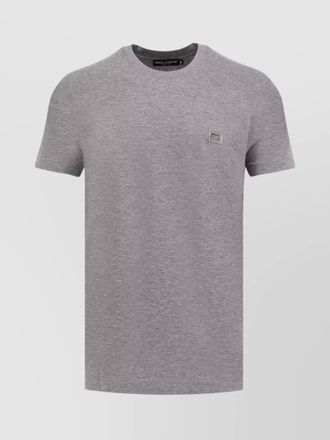 Dolce & Gabbana cotton ribbed crew neck short sleeve t-shirt