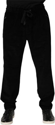 Dolce & Gabbana Heren, Broeken, Zwart, Maat: 3XL Katoen