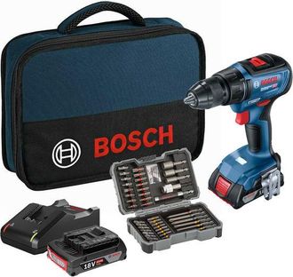 Bosch Gsr 18v-50 Taladro Atornillador Inal&aacute;mbrico Negro Y Verde