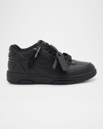 Off-white Men & apos;s Out Of Office Leather Low-Top Sneakers