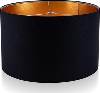 OEM Abat-jour Cil&iacute;ndrico - Terciopelo Dorado - Altura 44 Cm - Para L&aacute;mpara Colgante Interior - 1 Unidad