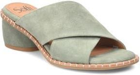 S&ouml;fft Crystal Sandal in Hedge Green at Nordstrom Rack, Size 9.5