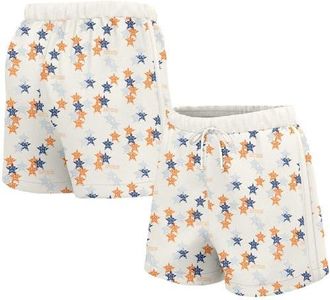 Lusso Womens Lusso White Houston Astros Marge Shorts at Nordstrom, Size X-Large