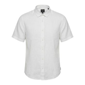 A|X Armani Exchange Hombre, Camisas, Blanco, Talla: S