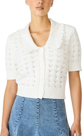 Steve Madden Cardigan With Pilgrim Collar