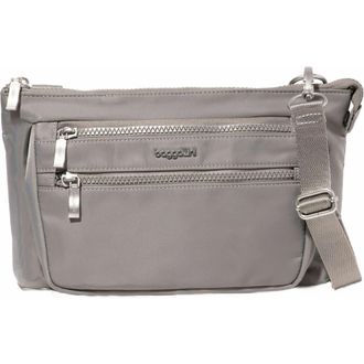 Baggallini Pocket Belt Bag Convertible Crossbody Waist Pack in Steel Grey Twill at Nordstrom