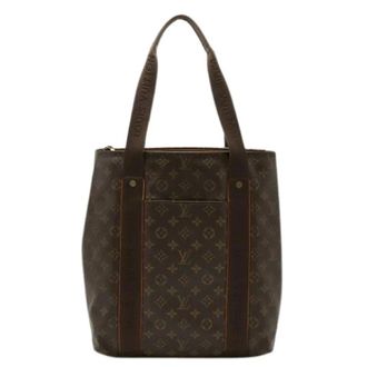 Louis Vuitton Pre-owned Tote Bags, female, Brown, Size: ONE SIZE Pre-owned Canvas Tote Bag