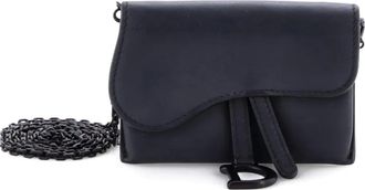 Dior Ultra Matte Saddle Nano Pouch Leather belt bag - Zwart