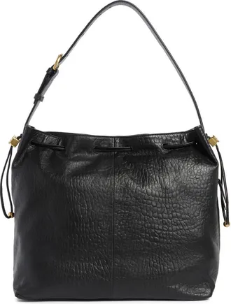 Vince Camuto Pippa Large Leather Bucket Bag in Black at Nordstrom Rack