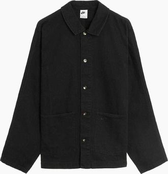 Nike Mens Nike Mens Plain Overshirt - Black - Size: 40/Regular