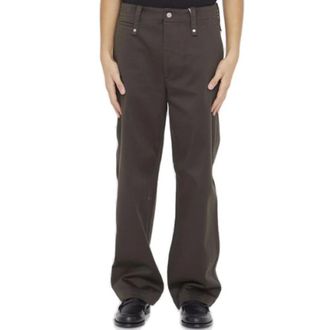 Burberry Pantaloni dritti a gamba larga - - Trousers - Uomo - Marrone - S