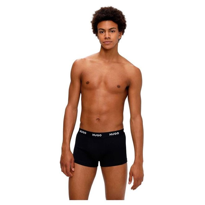 BOSS Herren Trunk Unterhose – 95% Baumwolle, 5% Elasthan, 3er Pack, Klassisches Design