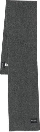 Marc O'Polo logo-patch scarf - Grijs