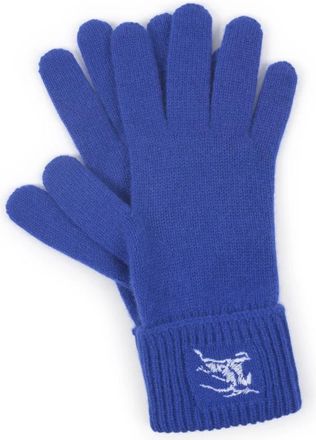 Burberry Equestrian Knight Cashmere Blend Handschoenen - Heren - Handschoenen - Blauw - S/M - Accessoires