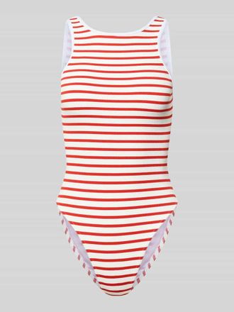 Banana Moon Banana Moon Badeanzug mit r&uuml;ckseitigem Cut Out Modell LUNELY NAUTICAL in Rot, Gr&ouml;&szlig;e XL