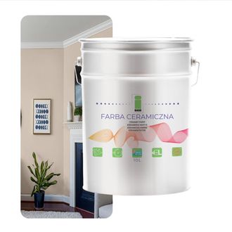 OEM Pintura Cer&aacute;mica Para Paredes, Lavable, Beige C&aacute;lido, 10 L, Resistente A Las Manchas