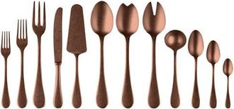 Mepra Vintage Pewter Flatware Set - 67 Pieces in Bronze at Nordstrom