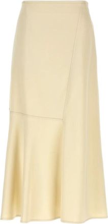Jil Sander Skirts - Dames - Midirokken - Wit - S - Rokken