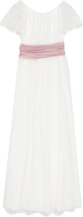 Amaya Dress with lace sleeves