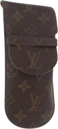 Louis Vuitton Pre-owned Accessories, female, Brown, Size: ONE SIZE Pre-owned Glasses Case