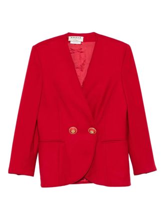 A.N.G.E.L.O. Vintage Cult Blazer met dubbele rij knopen - Rood