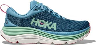 Hoka One One Womens Gaviota 5 Shoe In Alpine Blue/jadeite