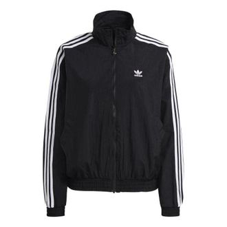 adidas (WMNS) adidas Adicolor Classics Japona Track Top Asia Sizing Black White GN2928