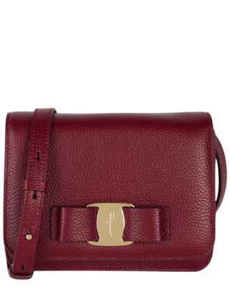 Ferragamo Vara Bow Leather Crossbody
