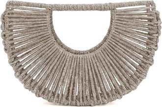 Hibourama Bags Demetra Half-Moon Bag - Dames - Handtassen - Grijs - ONE Size - Tassen
