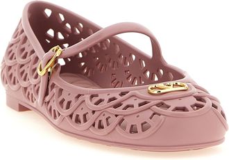 Valentino Garavani Womens Multicolor Polyvinyl Ballet Flats