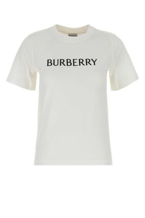 Burberry White Logo T-shirt