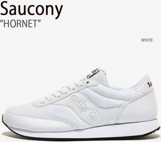 Saucony Womens Hornet Sneakers In White/white