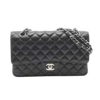 Chanel Pre-owned Vintage Schoudertas - Dames - Pre-owned - Zwart - Maat: ONE Size Leer