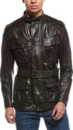 Belstaff Legacy Trialmaster Leather Panther Jacket