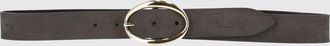 Orciani Adjustable Nubuck Leather Belt with Pin Buckle
