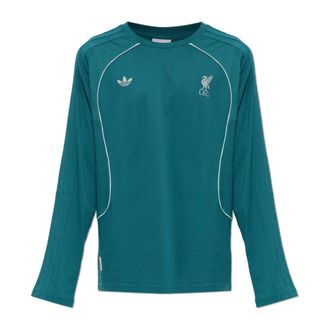 adidas Longsleeve - Heren - Sportshirts - Groen - XL - Katoen - Fitness